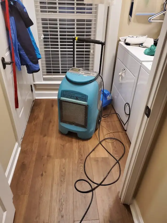 Commercial dehumidifier deployed for Flood Damage Cleanup in Yakima