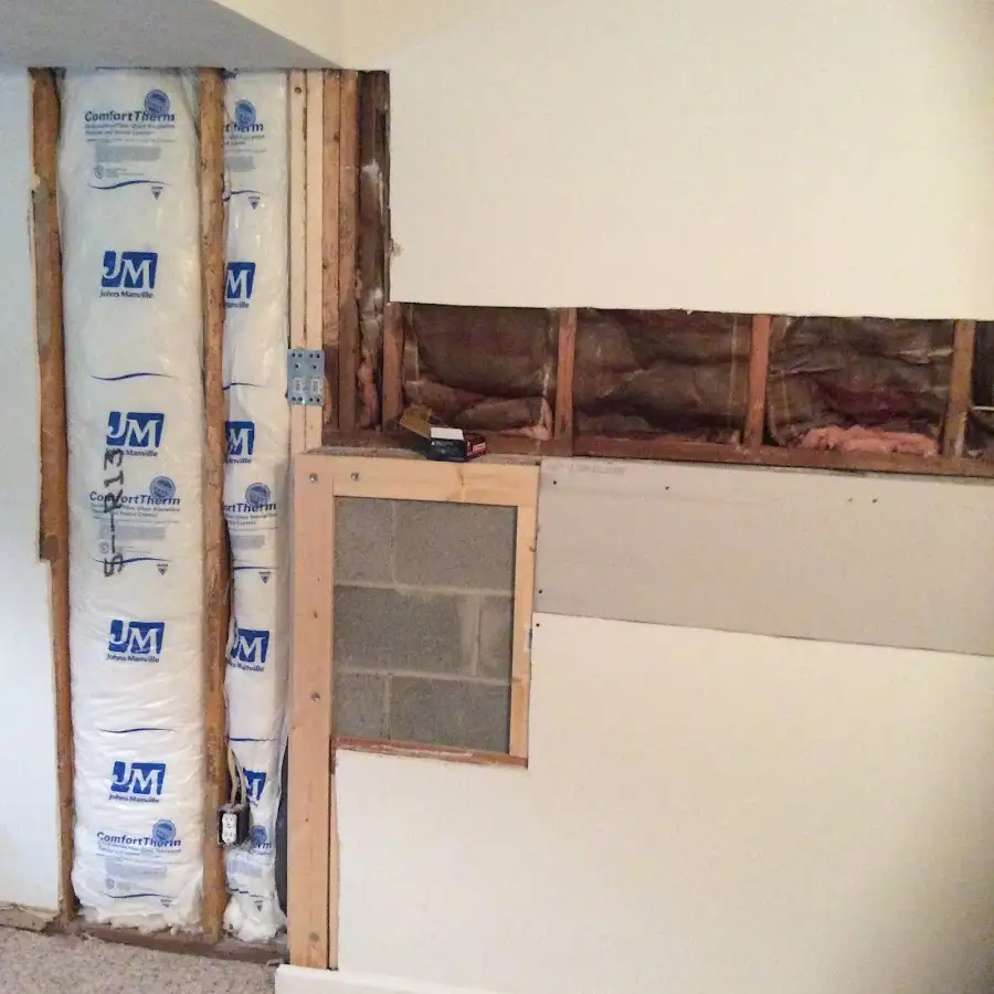 Wall insulation replacement during Structural Drying in Yakima